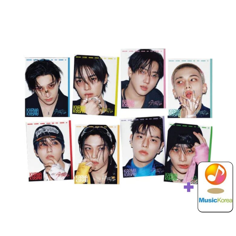 Stray Kids - The 4th Album [KARMA] (Accordion Ver.) + MusicKorea Photocard